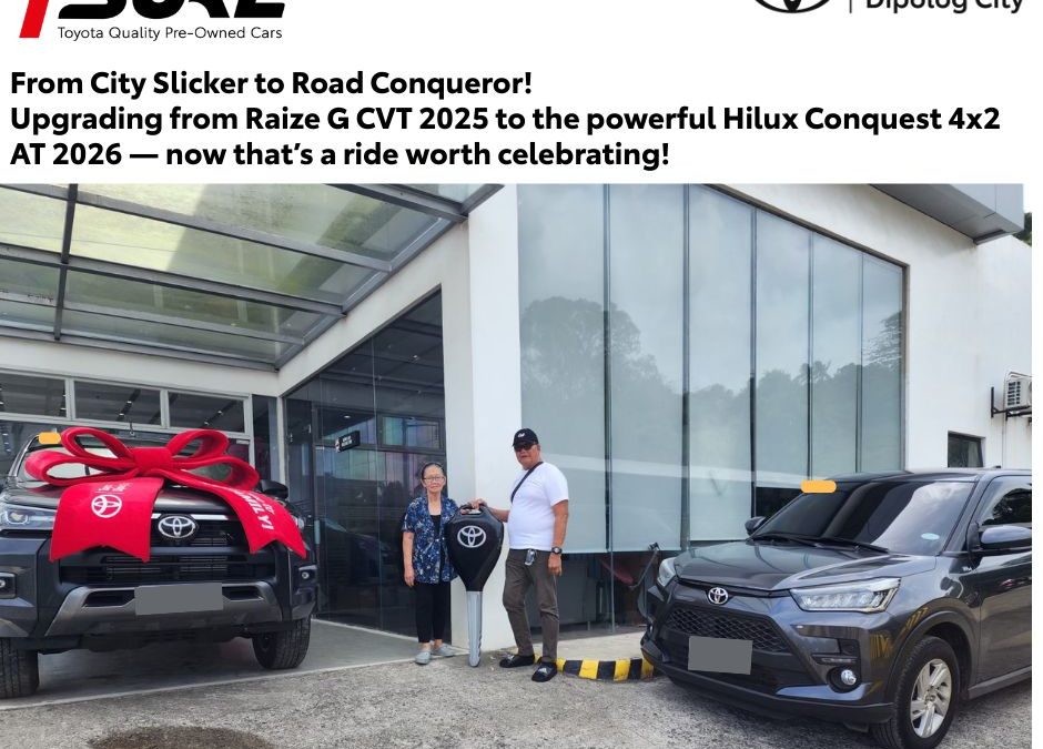 Trade In and Upgrade Today at Toyota Dipolog City